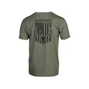 Browning Men's Whitetail Flag Short Sleeve Crew Neck T Shirt Military Green 2XL - Browning