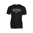 Browning Men's Contour Short Sleeve Crew Neck T Shirt Black Large - Browning