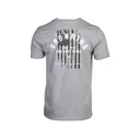Browning Men's Hunt Tough Short Sleeve Crew Neck T Shirt Heather Gray 2XL - Browning