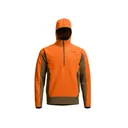 Sitka Gear Men's Alpha Fleece Hoodie Blaze Orange/Coyote Medium - Sitka Gear