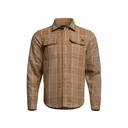 Sitka Gear Men's Hardwood Heavyweight Flannel Shirt Sequoia Brown Fall Plaid XL - Sitka Gear
