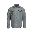 Sitka Gear Men's Hardwood Heavyweight Flannel Shirt Gravel Blue Fall Plaid 2XL - Sitka Gear
