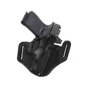 Galco Combat Master 2.0 OWB Holster Right Hand 1911 Government 5" with or without Rail Optics Ready Leather Black - Galco