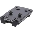 TRUGLO Universal Shotgun Vent Rib Red Dot Mount Docter Pattern Matte Black - Truglo