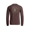 Sitka Gear Men's Broadhead Crest Long Sleeve Crew Neck T Shirt Cherry Wood Large - Sitka Gear