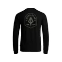 Sitka Gear Men's Broadhead Crest Long Sleeve Crew Neck T Shirt Sitka Black Medium - Sitka Gear