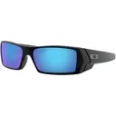 Oakley Men's Gascan Polarized Sunglasses Matte Black Frame Prizm Sapphire Lens - Oakley