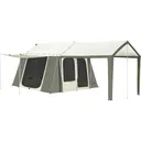 Kodiak Canvas Cabin Camping Tent with Deluxe Awning 12'x9' - Kodiak Canvas