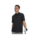 Under Armour Men's Matchplay Short Sleeve Polo Black/Castlerock XL - Under Armour