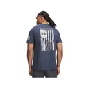 Under Armour Men's Freedom Flag Short Sleeve Crew Neck T Shirt Downpour Gray/Summit White XL - Under Armour