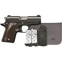 Kimber Micro 9 RTC Bundle 9mm Luger Pistol 3.15" Barrel 7+1 Round Black Slide Rosewood Grip Matte Frame - Kimber