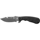 TOPS Knives RPG Road Pup Goyo Fixed Blade Knife 3.45" Drop Point 1095 Tungsten Gray Cerakote Blade G-10 Handle Black - Tops Knives