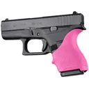 Hogue Handall Slip On Beavertail Grip Sleeve for Glock 42, 43 Rubber Pink - Hogue