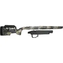 Grayboe Core Rifle Stock with Mini Chassis System Right Hand Carbon Dune Camo Short Action Mossberg Patriot - Grayboe