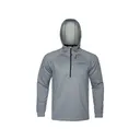 First Lite Men's ThermaGrid Hoodie Heather Gray Medium - First Lite