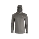 First Lite Men's Wick Hoodie Heather Gray Medium - First Lite