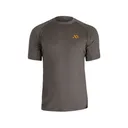 First Lite Men's Wick Short Sleeve Base Layer Shirt Heather Gray 2XL - First Lite