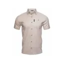 First Lite Men's Horizon Hemp Short Sleeve Shirt Sand XL - First Lite