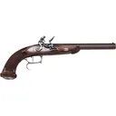 Pedersoli Le Page Target Flintlock Muzzleloading Pistol 44 Caliber 10" Browned Barrel Walnut Stock - Pedersoli