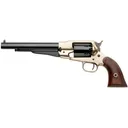 Pietta 1858 Remington New Model Army Black Powder Revolver 44 Caliber 8" Blued Barrel Brass Frame Walnut Grip - Pietta
