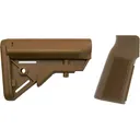 B5 Systems Bravo Collapsible AR-15 Stock with Type 22 Grip Coyote Brown - B5 Systems