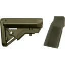B5 Systems Bravo Collapsible AR-15 Stock with Type 22 Grip Olive Drab - B5 Systems