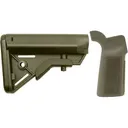 B5 Systems Bravo Collapsible AR-15 Stock with Type 23 Grip Olive Drab - B5 Systems
