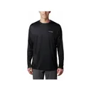 Columbia Men's PFG Terminal Tackle Fish Flag Long Sleeve Shirt Polyester Black XL - Columbia