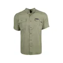 King's Camo Men's Hunter Safari Short Sleeve Shirt Olive Medium - Kings Camo