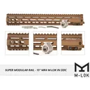 Geissele Super Modular MK4 AR-15 Customizable Handguard 15" Desert Dirt - Geissele Automatics