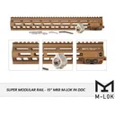 Geissele Super Modular MK8 AR-15 M-Lok Handguard 15" Desert Dirt - Geissele Automatics