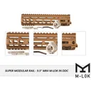 Geissele Super Modular MK4 AR-15 Customizable Handguard 9.5" Desert Dirt - Geissele Automatics