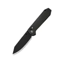 CIVIVI Over Yonder Pocket Knife 3.35" Wharncliffe Sandvik 14C28N Black Stonewash Blade Canvas Micarta Handle Green - Civivi