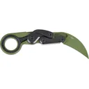 CRKT Provoke Pocket Knife 2.41" Hawkbill D2 Cerakote Blade Aluminum Handle Multicam Bright Green - CRKT