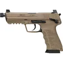HK HK45C Tactical V1 45 ACP Pistol 4.57" Threaded Barrel 10+1 Round Flat Dark Earth - Hk