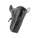 DeSantis Gunhide Doc Holliday Cross Draw OWB Holster Right Hand Colt Single Action Army 3.5", Ruger Vaquero 3.5" Leather Black - Desantis