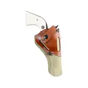 DeSantis Gunhide Wild Hog OWB Holster Ambidextrous Ruger Wrangler 5.5" Leather Natural - Desantis Gunhide