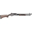 Panzer Arms CQB Tac Pump 12 Gauge Shotgun 18.5" Gray Cerakote Barrel Walnut Field Stock - Panzer Arms