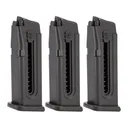Glock 44 Magazine 22 Long Rifle 15-Round Polymer Black 3PK - Glock