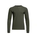 Sitka Gear Men's Waffle Long Sleeve Henley Shirt Cypress Green XL - Sitka Gear