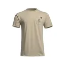 Sitka Gear Men's Species Short Sleeve Crew Neck T Shirt Light Tan Large - Sitka Gear