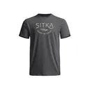 Sitka Gear Men's Hooked Short Sleeve Crew Neck T Shirt Iron Gray Medium - Sitka Gear
