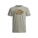 Sitka Gear Men's Fishmas Short Sleeve Crew Neck T Shirt Pebble Gray Medium - Sitka Gear