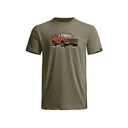 Sitka Gear Men's Xmas Pickup Short Sleeve Crew Neck T Shirt Dark Green Sage Medium - Sitka Gear