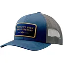 AFTCO Men's Sayings Trucker Hat Deep Navy One Size Fits Most - Aftco