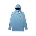 AFTCO Men's Jason Christie Hoodie Blue Shadow Heather Medium - Aftco