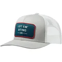 AFTCO Men's Sayings Trucker Hat Oyster Gray One Size Fits Most - Aftco