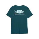 AFTCO Men's 80's Offshore Short Sleeve Crew Neck T Shirt Stargazer Blue XL - Aftco