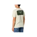 AFTCO Men's Last Cast Short Sleeve Crew Neck T Shirt Vintage White Medium - Aftco