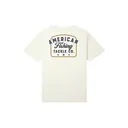 AFTCO Men's Memphis Short Sleeve Crew Neck T Shirt Cream XL - Aftco